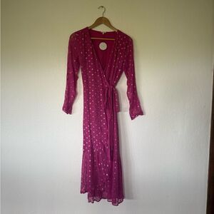 NWT Elegant Pink Maxi Dress